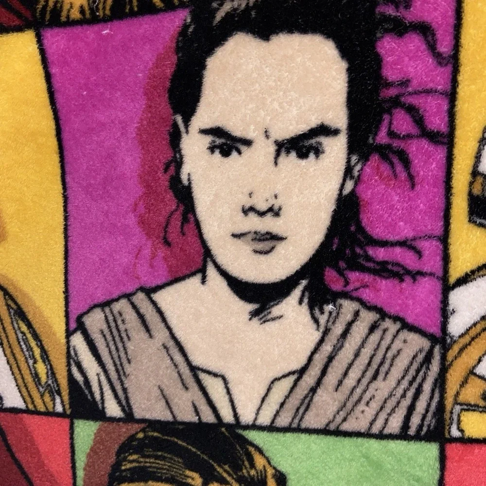 Vintage Star Wars Throw Plush Blanket‎ 39